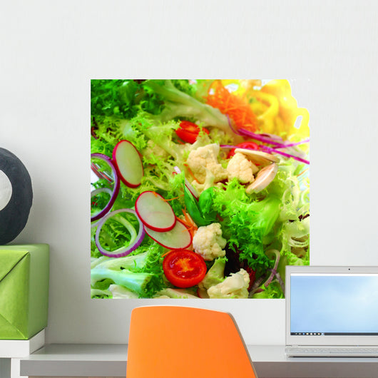 fresh salad Wall Mural