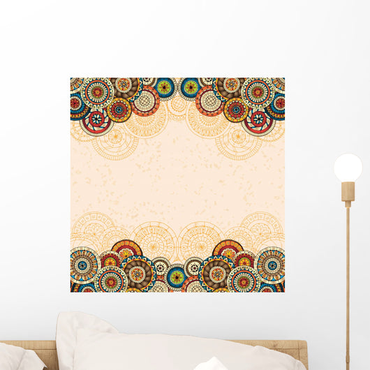 Vector Floral Decorative Wall Decal