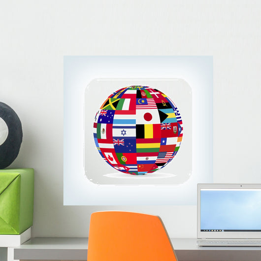World Flags Wall Decal