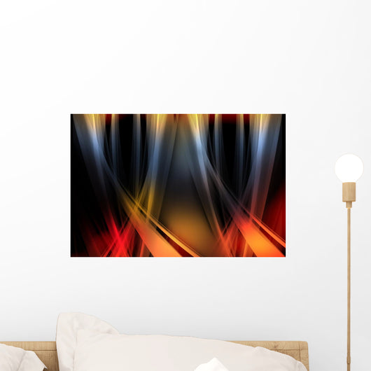 Abstract background waves Wall Mural