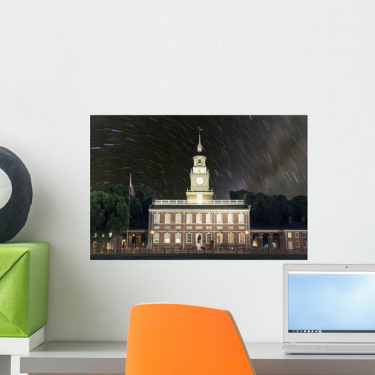 Independence Hall Star Trails