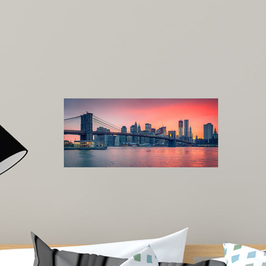 Brooklyn Bridge and Manhattan