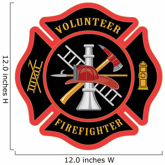 Volunteer Firefighter Maltese Cross