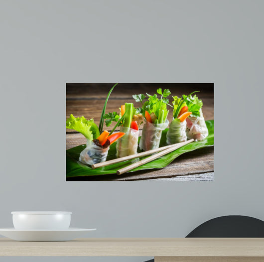 Fresh Spring Rolls Wrapped