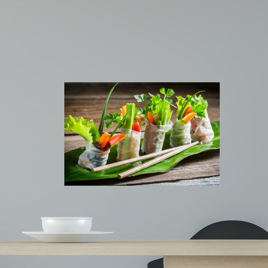 Fresh Spring Rolls Wrapped