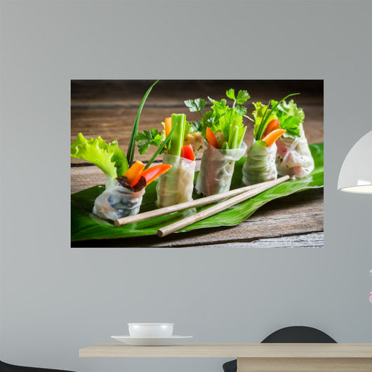 Fresh Spring Rolls Wrapped