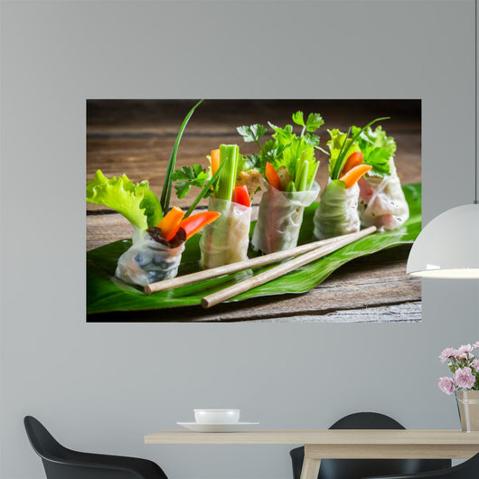 Fresh Spring Rolls Wrapped