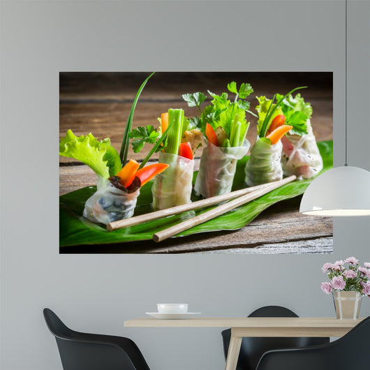 Fresh Spring Rolls Wrapped