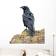 Perching Raven Wall Decal