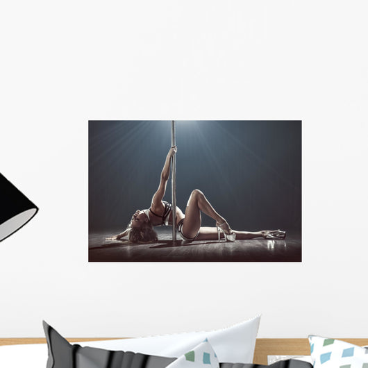 Pole Dance Wall Decal
