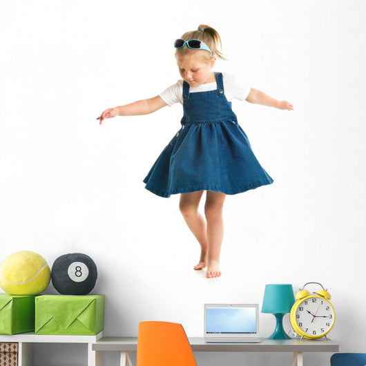 dancing little girl Wall Decal