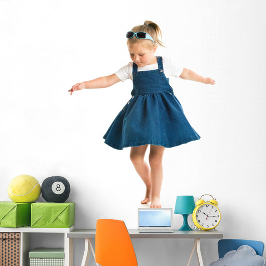 dancing little girl Wall Decal