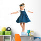 dancing little girl Wall Decal