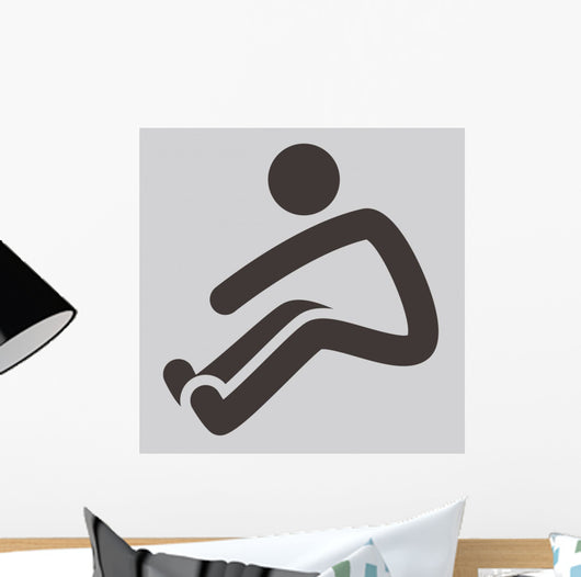 Long Jump Wall Decal