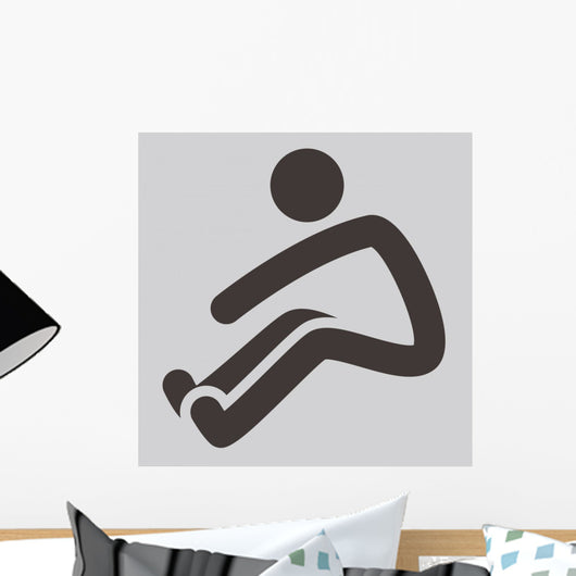 Long Jump Wall Decal