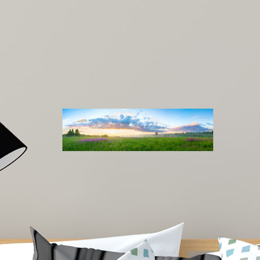 Summer Landscape with Sunrise