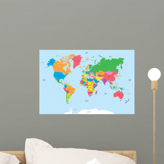 Political Map World Vector
