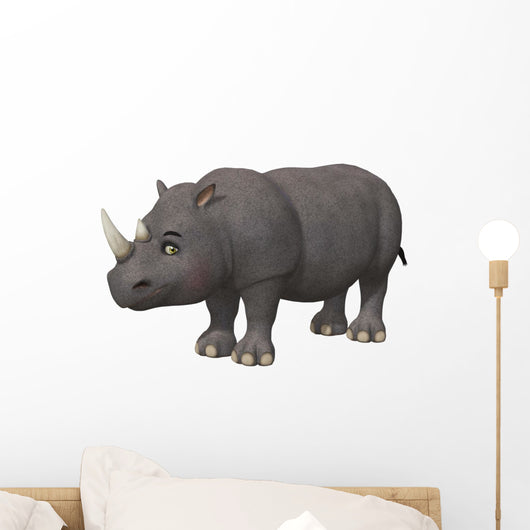 Cartoon 3D Rhino