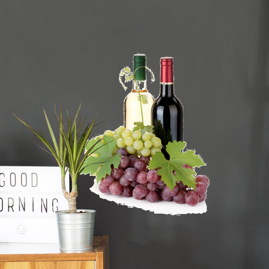 Two Wine Bottles and