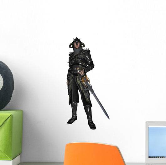 Dark Knight in Shining Armour Wall Decal