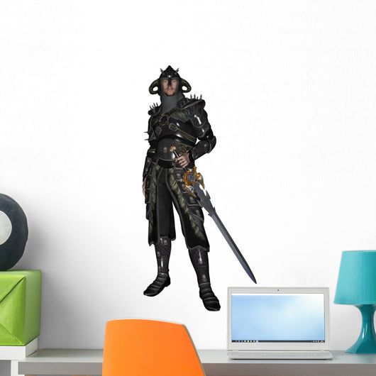 Dark Knight in Shining Armour Wall Decal
