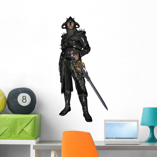 Dark Knight in Shining Armour Wall Decal