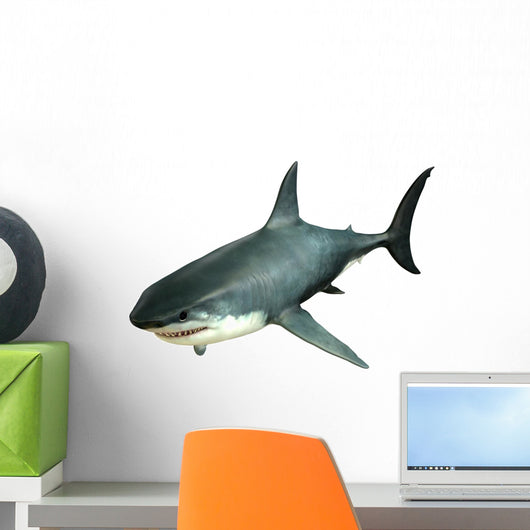 Great White Shark Upper Wall Decal