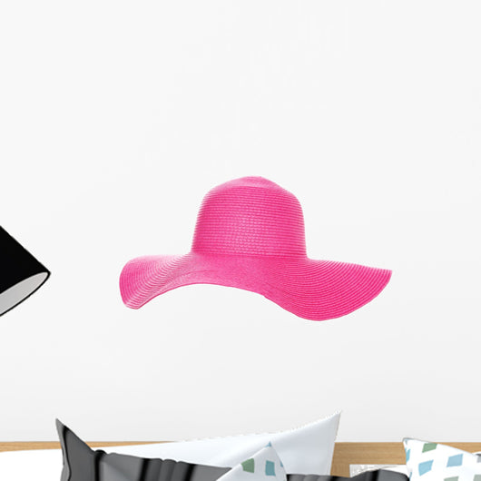 Summer beach hat Wall Decal