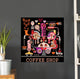 Coffee Shop Wall Mural