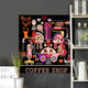 Coffee Shop Wall Mural