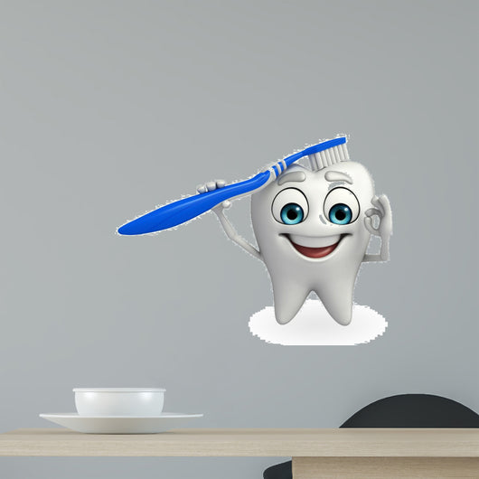 Teeth Character with Tooth