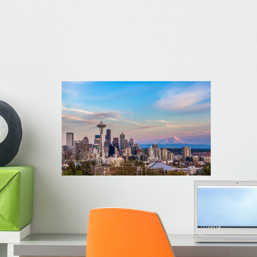 Seattle Downtown Skyline and Wall Decal