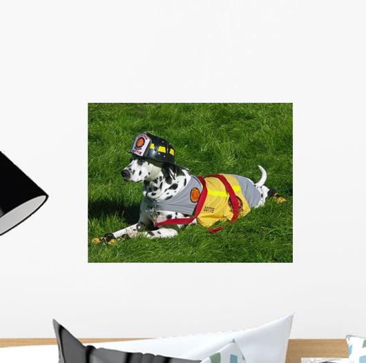 Fire Department Dalmation Wall Mural
