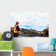 Worker in lignite mine Wall Mural
