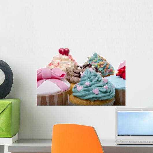 original and creative cupcake designs Wall Decal