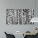 Trunks Birch Trees Black