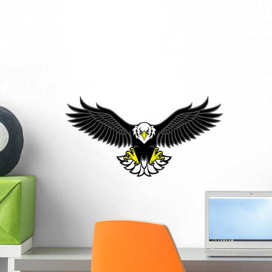 Eagle Mascot Spread Wings