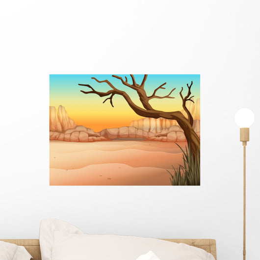 Desert with Tree without