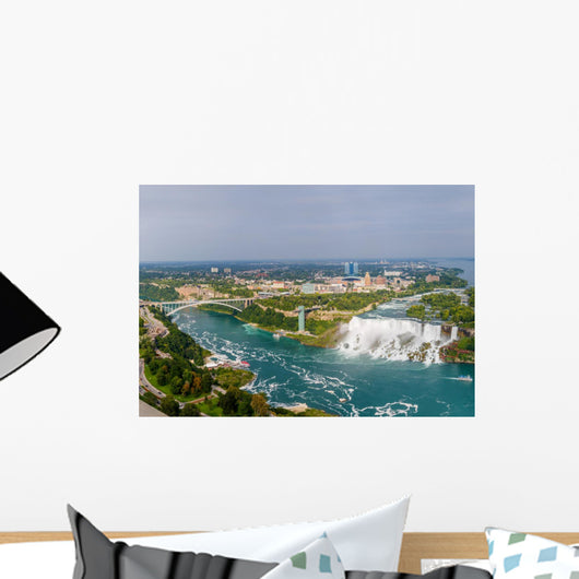 Niagara Falls view from Skylon Tower. Canada Wall Mural