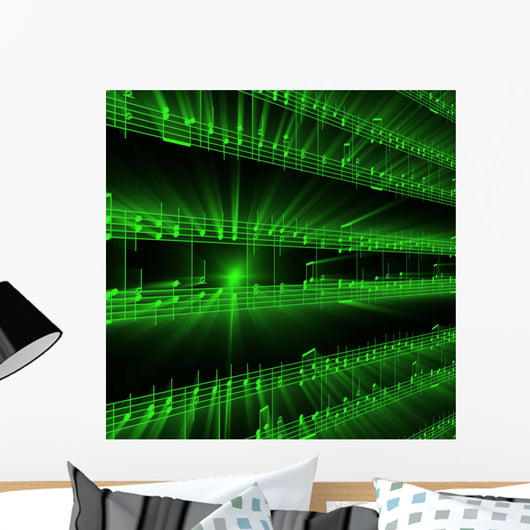 digital music Wall Mural