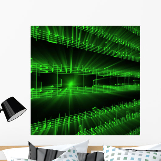digital music Wall Mural