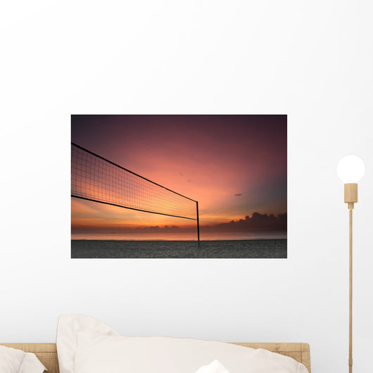 sunrise volleyball Wall Mural