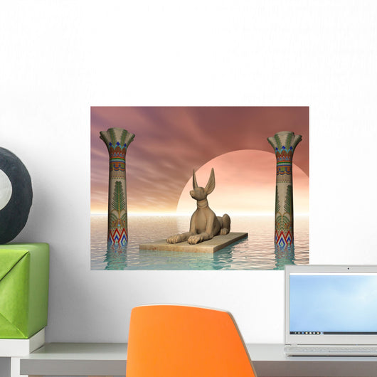 Egyptian Jackel God Wall Mural