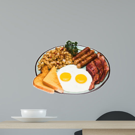 Traditional Breakfast Wall Decal