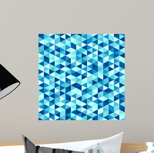 Abstract blue water Wall Mural