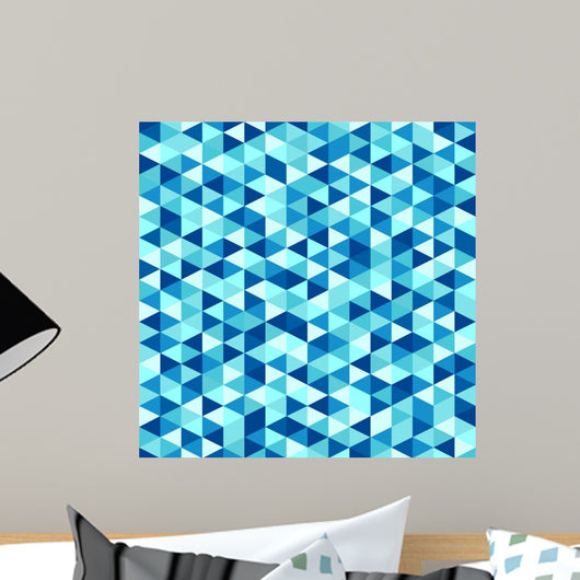 Abstract blue water Wall Mural