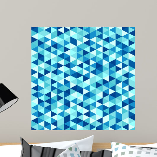 Abstract blue water Wall Mural