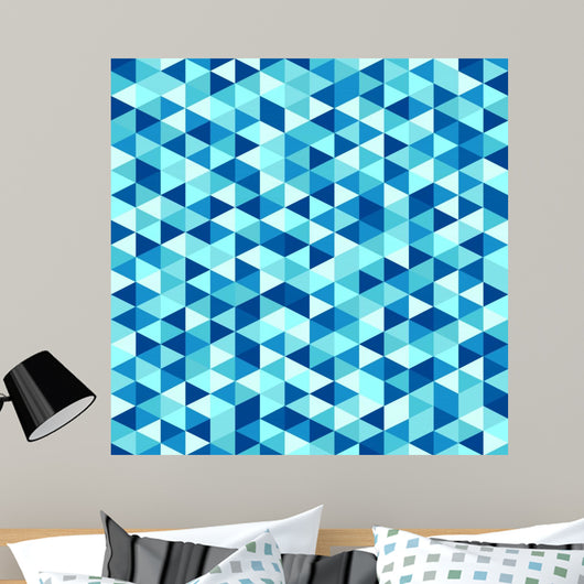 Abstract blue water Wall Mural