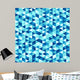 Abstract blue water Wall Mural