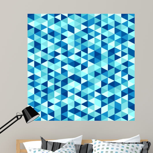Abstract blue water Wall Mural